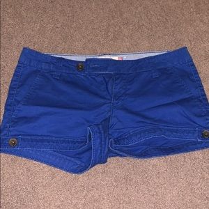 Royal blue shorts